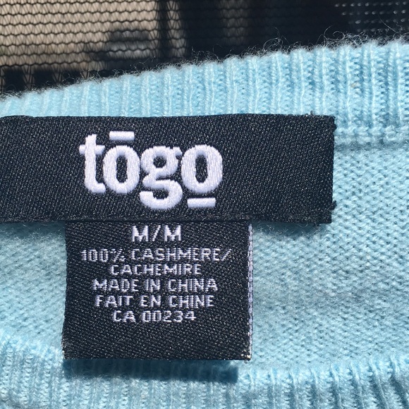 Togo women's size med 💯 cashmere blouse. - Picture 3 of 8